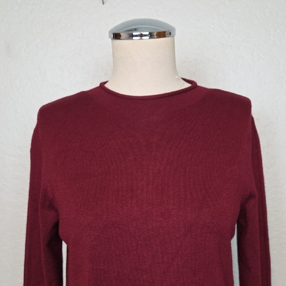 Liverpool Women's Burgandy Pullover Sweater Size S - Picture 2 of 8